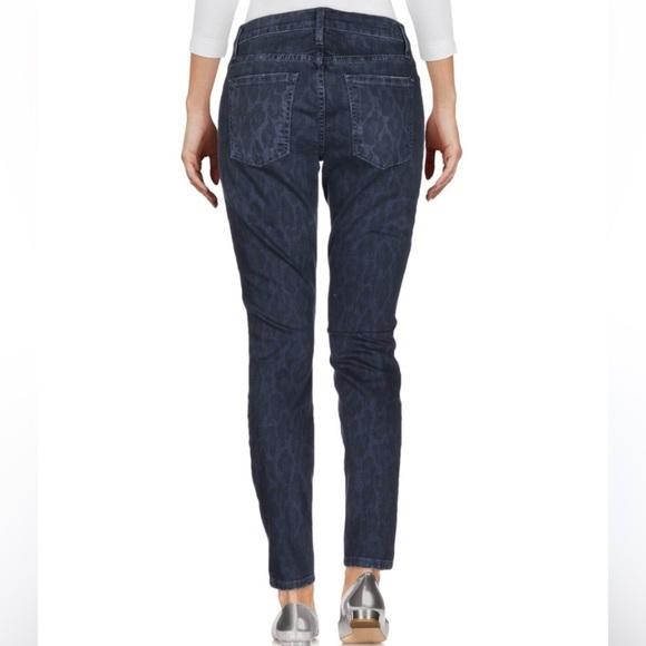 Current Elliott the stiletto grey leopard print skinny jeans Sz 24‎ Women NWT - Picture 4 of 9